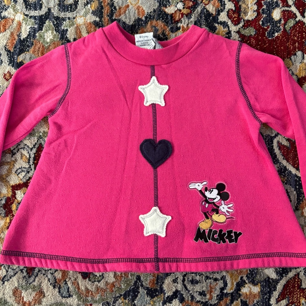Vintage 1990s Mickey & Co Toddler’s Mickey Mouse Sweater